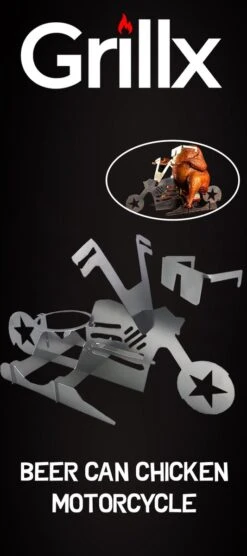 GrillX Beer Can Chicken Houder - Kiphouder Motorcycle - BBQ Accesoires - Bierkip - Barbeque Gereedschap - Chicken Sitter 11 GrillX Beer Can Chicken Houder - Kiphouder Motorcycle - BBQ Accesoires - Bierkip - Barbeque Gereedschap - Chicken Sitter -Babyproducten 533x1200