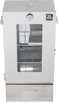 2-L Home & Garden XL Rookoven - RVS - 80x40x28 Cm - 3 Etages -Babyproducten 680x1200 3