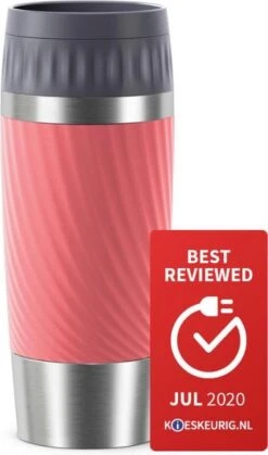 Tefal Travel Mug Easy Twist Thermobeker - Koraalrood - 0,36 Liter -Babyproducten 708x1200