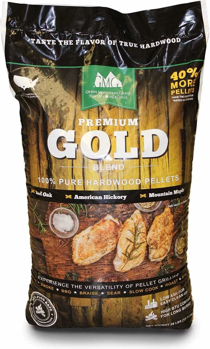 Green Mountain Grills Pellets Gold Blend 1 Green Mountain Grills Pellets Gold Blend