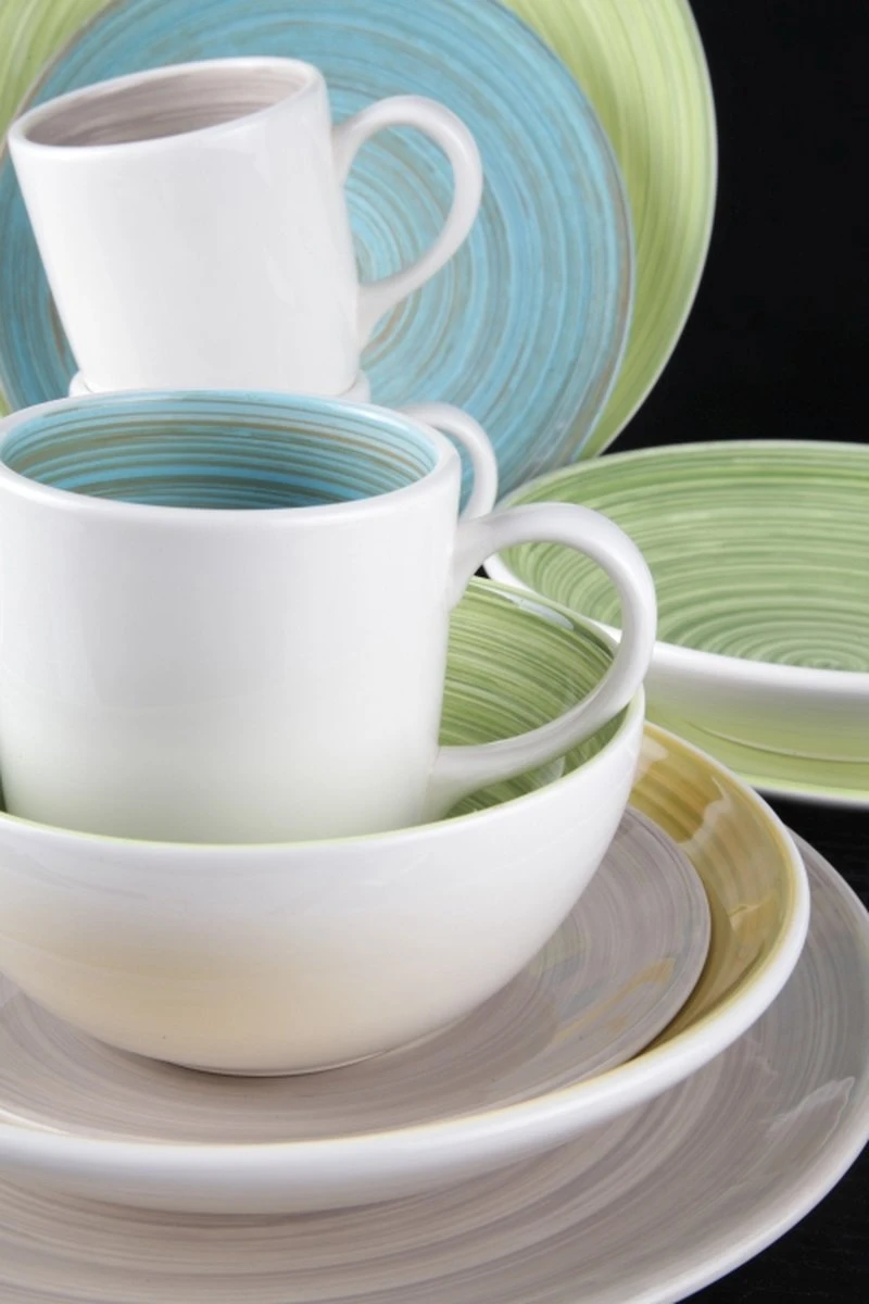 Cosy&Trendy Serviesset 24-delig Turbolino Blauw 2 Cosy&Trendy Serviesset 24-delig Turbolino Blauw - Afbeelding 2