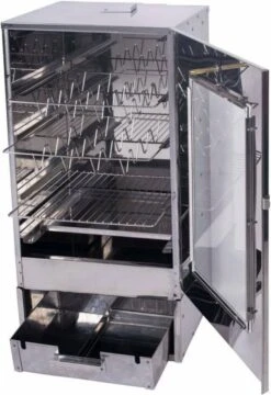 2-L Home & Garden XL Rookoven - RVS - 80x40x28 Cm - 3 Etages -Babyproducten 824x1200 1