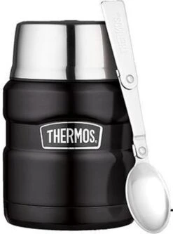 Thermos King Voedseldrager - 47 Cl - Mat Zwart -Babyproducten 890x1200