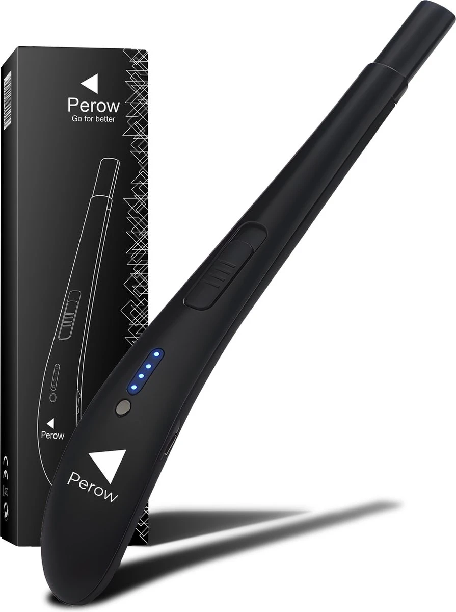 Oplaadbare Lange Elektrische Aansteker - Zwart - Duurzame Plasma Aansteker - Inclusief Cadeauverpakking - BBQ - Kaarsen 1 Oplaadbare Lange Elektrische Aansteker - Zwart - Duurzame Plasma Aansteker - Inclusief Cadeauverpakking - BBQ - Kaarsen