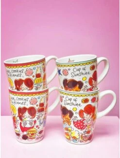 Blond Amsterdam Even Bijkletsen Beker XL 500 Ml - Mint Rand -Babyproducten 910x1200 1