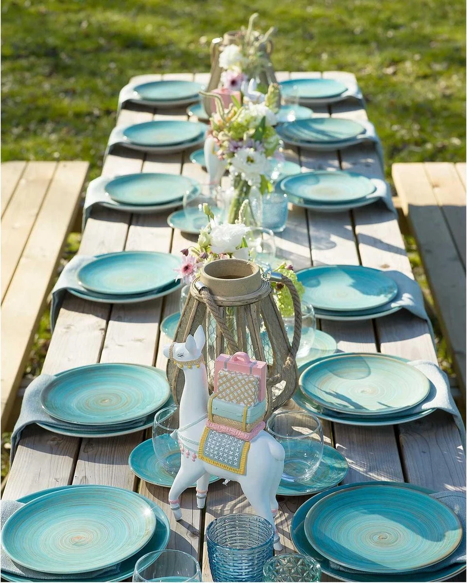 Cosy&Trendy Serviesset 24-delig Turbolino Blauw 7 Cosy&Trendy Serviesset 24-delig Turbolino Blauw - Afbeelding 7